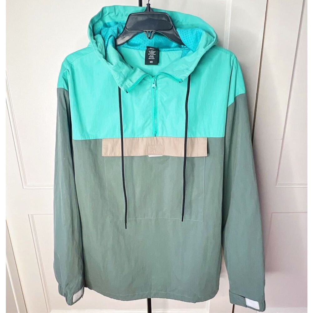 Disney Our Universe Color-Block Windbreaker Hooded Unisex Size Medium
